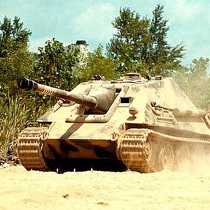 Jagdpanther in action.