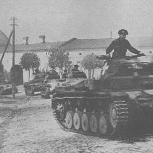 Panzer Mk2 going through Poland