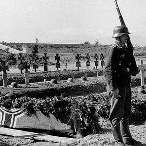 Soldier´s funeral in Crete, 1941