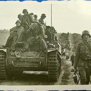 19th Panzer Divison on the move in Russia