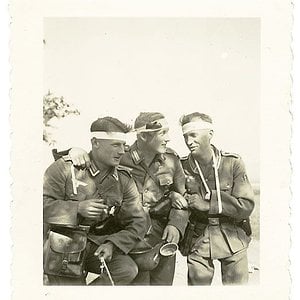 Three Wounded German Soldiers