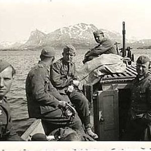 German Soldiers on a Boat