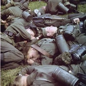 Exhausted German Infantry