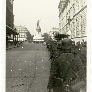 German Troops March Through Paris