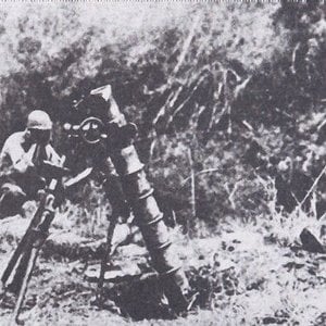 155 mm (6.1 in) T 25 Mortar on Mount T16E2