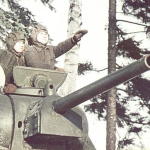 T-34-76 Turret, in close up.