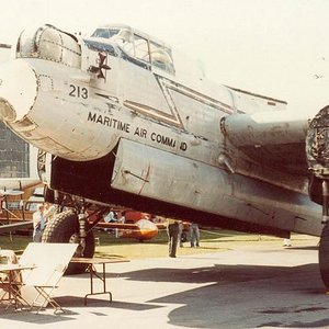 RCAF Lancaster 10MP or 10MR undergoing restoration, early 1980's