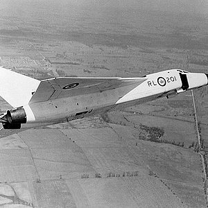 Avro CF-105 Arrow B&W