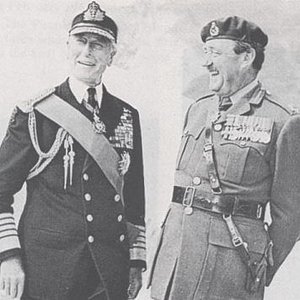 Earl Mountbatten of Burma and Lieutenant-Colonel John Frost