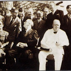 Allied leaders in Conference