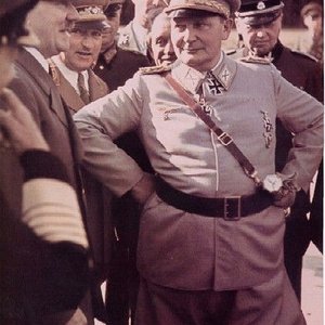 Goering and Hitler.