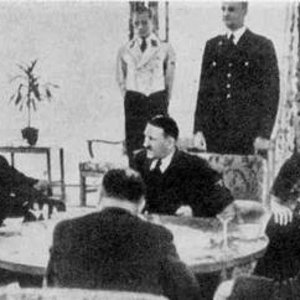 Molotov talks with Hitler in Berlin, November 1940.