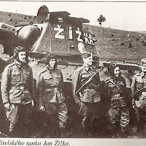 Czechoslovak Brigade's Commander Tank T-34 "Jan Zizka" (1)