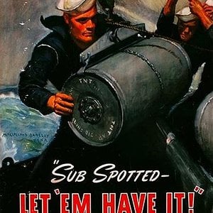 Sub spotted--let 'em have it!