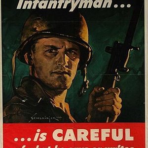 The battle-wise infantryman is careful of what he says or writes : how abou