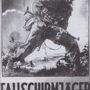 German airborne recruiting poster