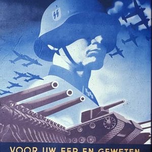 Waffen -ss Nederlands Poster.