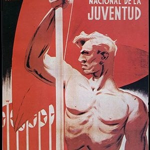 Spanish Civil War Propaganda Poster "Exposicion"