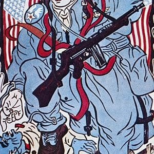 World War Two US/Chinese Propaganda Poster