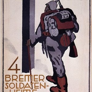 Soldiers of Bremen - Vintage German Propaganda Poster