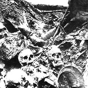 German remains at Verdun.