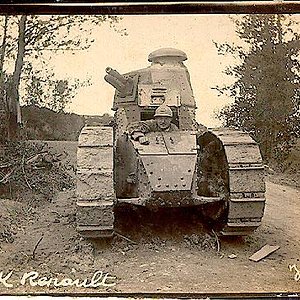 World War I tank.