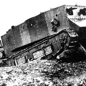 Original British tank prototype Little Willie