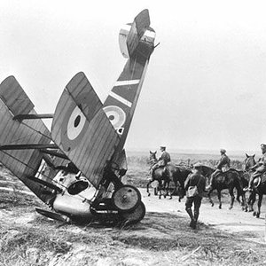 Crashed Sopwith Camel