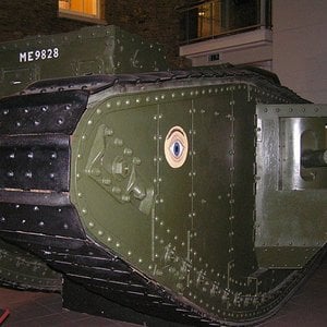 MK V tank  6 pounder sponson