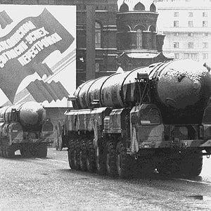 SS-25 missiles in Red Square