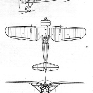 PZL P.11 Drawing