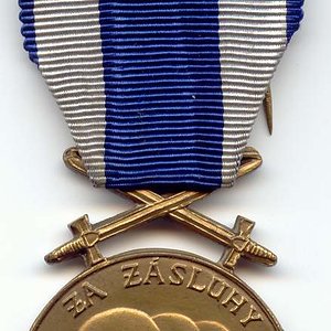 WWII "Za Zasluhy" (Czechoslovak Merit Medal)