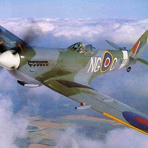 Spitfire with clipped wings