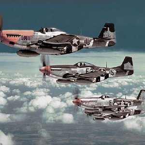 P-51s from the 361st FG