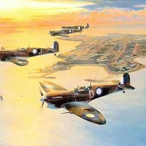 Spitfires over Darwin by Robert Taylor