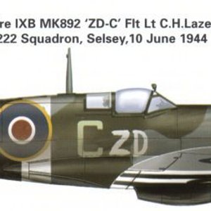 Spitfire_Mk_IXb_ZD-C_222sdn_Flt_Lt_C_lazenby
