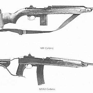 M1 Carbine, regular Infantry and Paratrooper variant