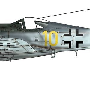 Profile of FW 190 F-9 W.Nr 440 382 'Yellow 10 + '