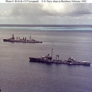 U.S. Navy Ships at Bora, Bora
