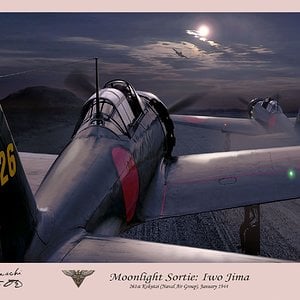 Moonlight Sortie: Iwo Jima signed by Sadamu Komachi