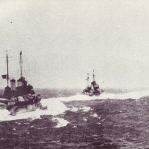 HMAS Perth, HMS  Ajax & HMS Orion