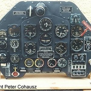Ju 87B-1 instrument panel