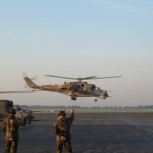 Czech Mi-24 Take off