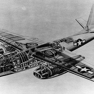 -North_American_XB-45_Cutaway | Aircraft of World War II - WW2Aircraft ...