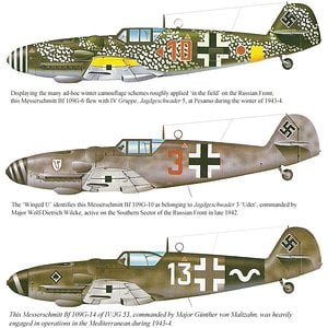 Messerschmitt Bf 109F - 109K