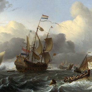 The-Eendracht-and-a-Dutch-Fleet-of-Men-of-War-before-the-Wind