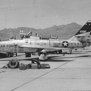 511th FBS F-84F TDY Wendover AFB 1956