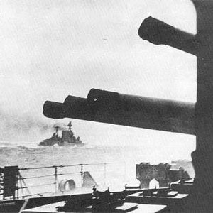 Last photo of HMS Hood on 24 May 1941.