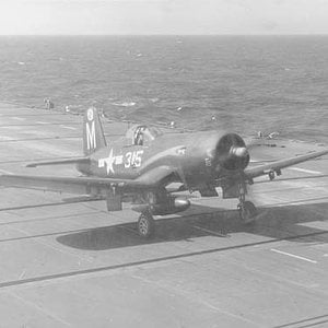 F4u Carrier landing