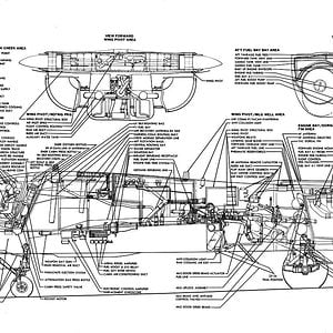 F-111D inboard profile.